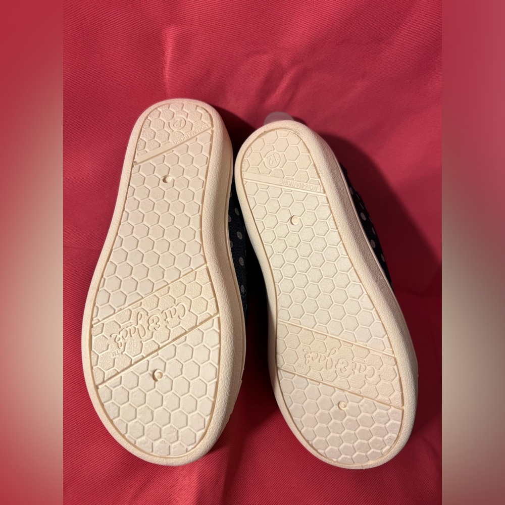 Polka Dot Kids Shoes - Black and Cream - Picture 4 of 5